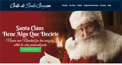 Desktop Screenshot of cartadesantaclaus.com