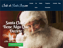 Tablet Screenshot of cartadesantaclaus.com